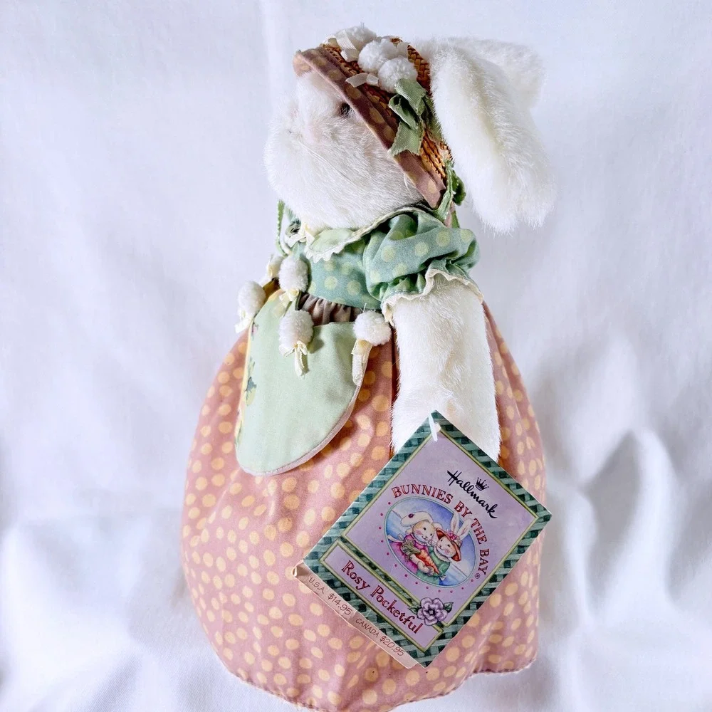 Vintage Hallmark Bunnies By The Bay Rosy Pocketful 12